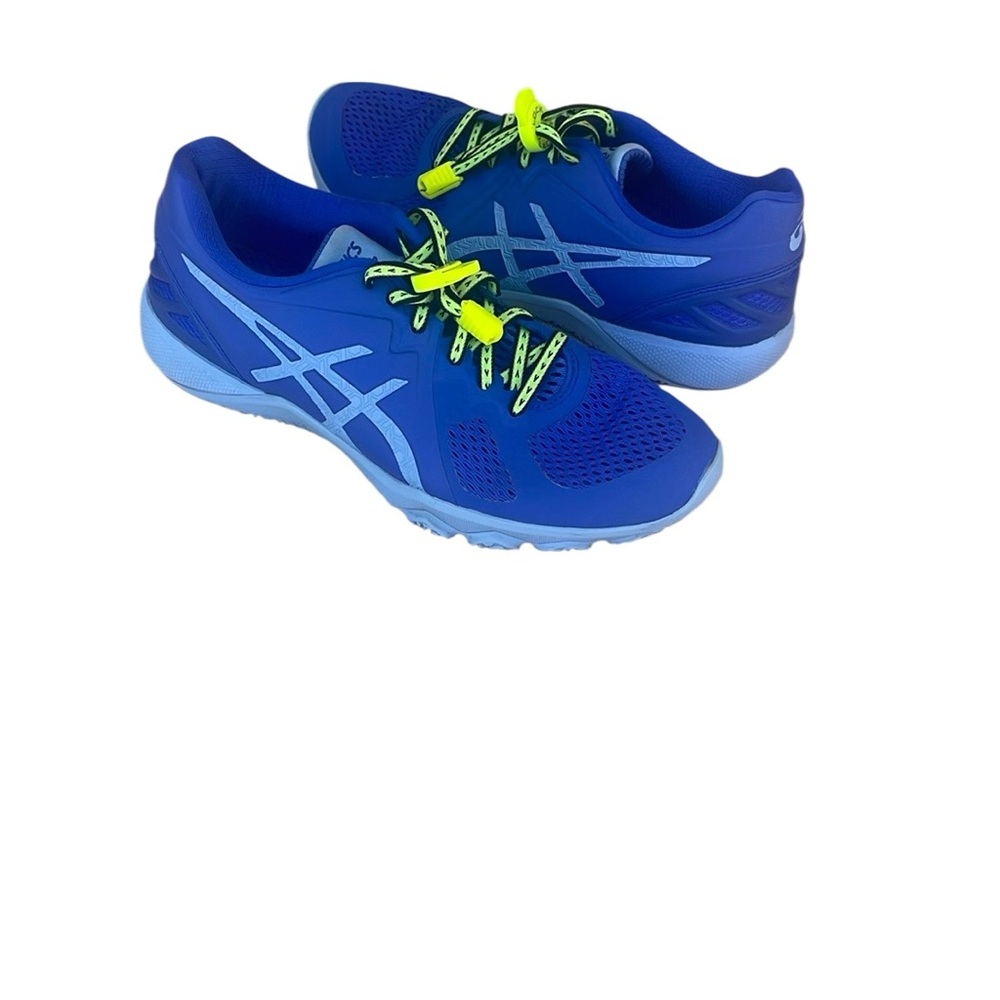 Asics Conviction X Training Rhyno Skin Blue Running Shoes Womens Size 7 S753N